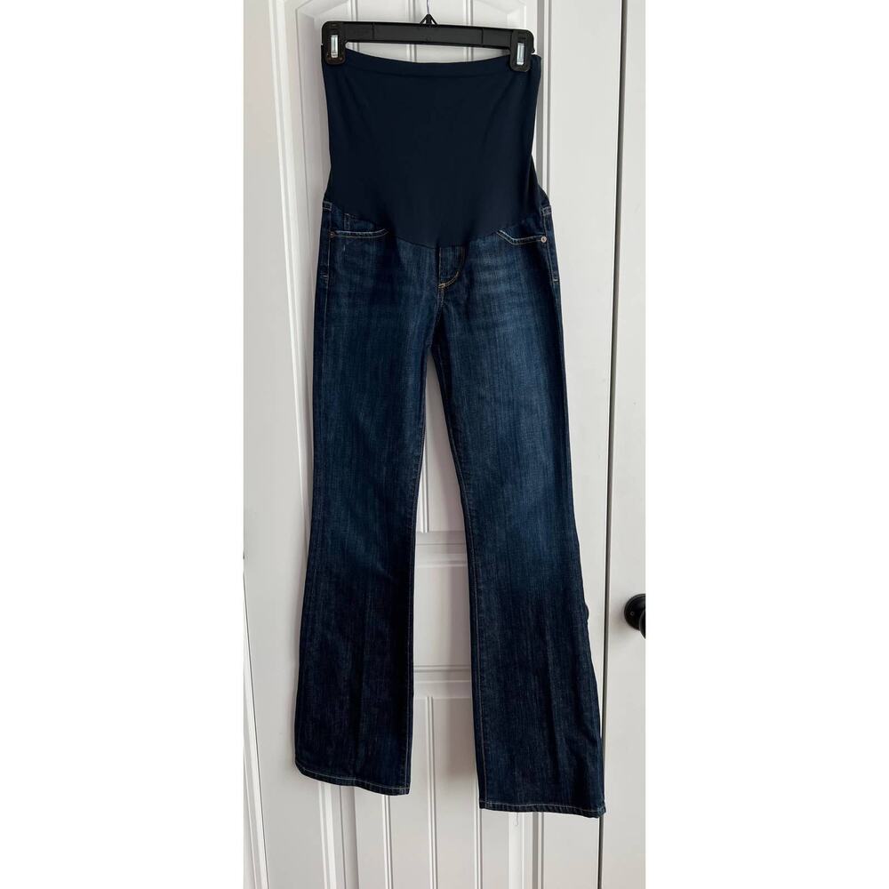 A Pea in the Pod Citizen’s for Humanity  Dark Blue Maternity Boot Cut Jeans